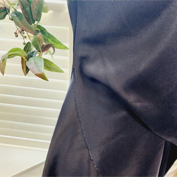 PHILLIP LIM BLACK RAW CUT DRESS SIZE 0(XS) - Picture 6 of 8